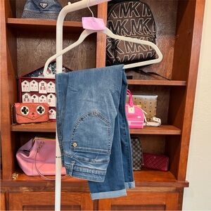 Abercrombie & Fitch Blue Boyfriend democracy Jeans, size 10